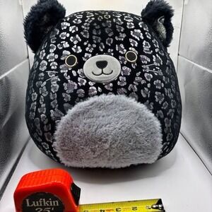 Squishmallows Sigzby the Black & Silver Panther 12" Select Series Leopard